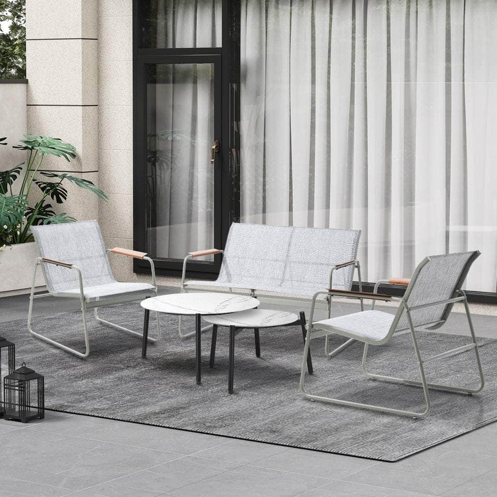 4 Seater Outdoor Lounge Set Patio Coffee Table Set