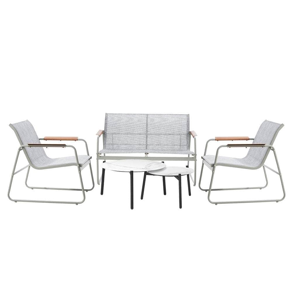4 Seater Outdoor Lounge Set Patio Coffee Table Set