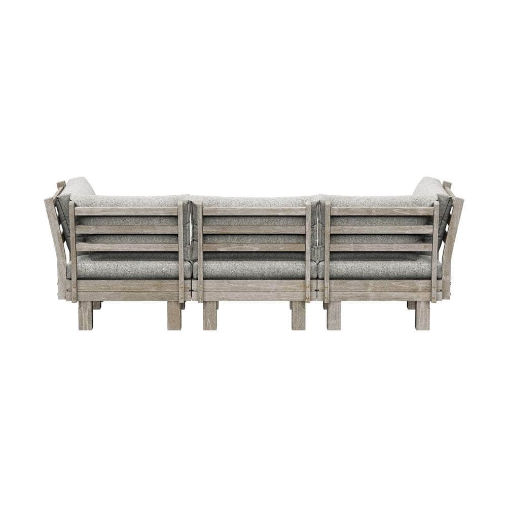 4 Seater Outdoor Sofa Set Lounge Setting Table Chair