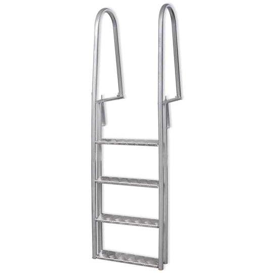 4-Step Dock/Pool Ladder Aluminium 170 cm