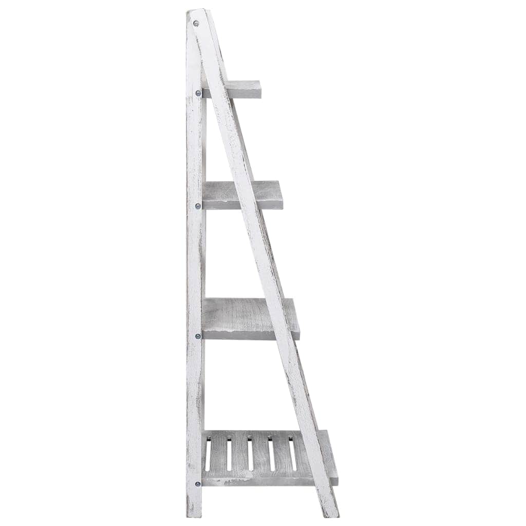 4-Tier Plant Stand Grey