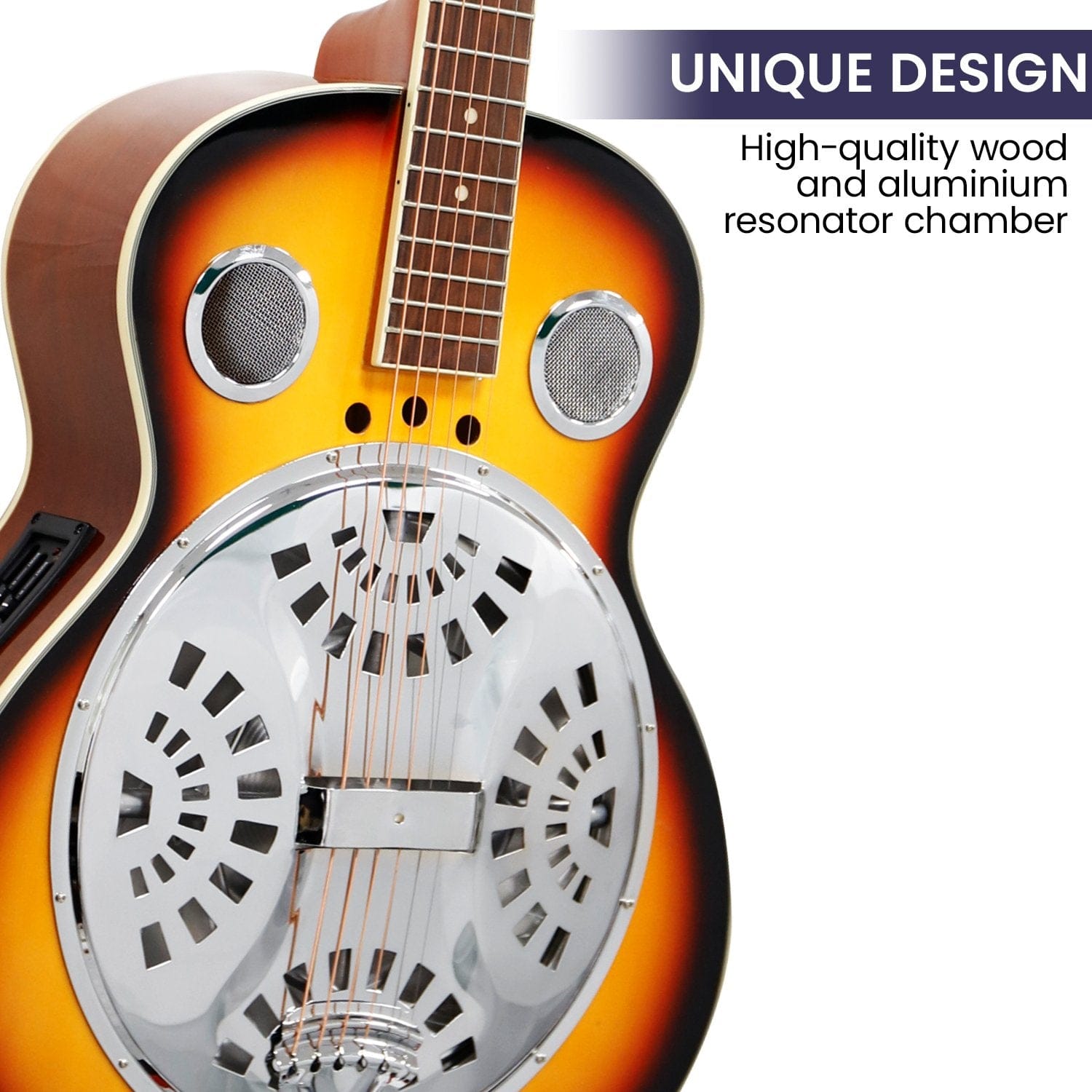 40in Resonator Guitar - Sunburst, guitars