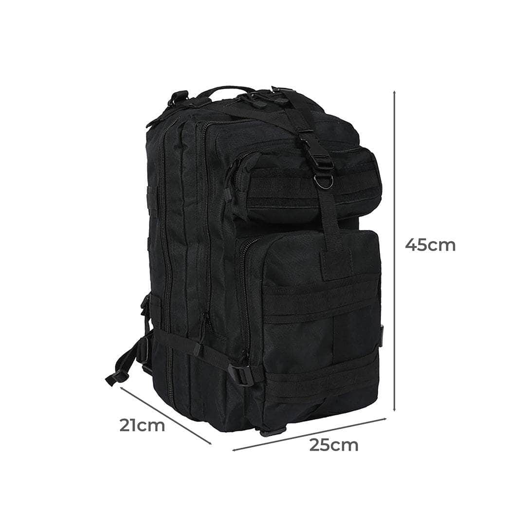 40L Military Tactical Backpack Black