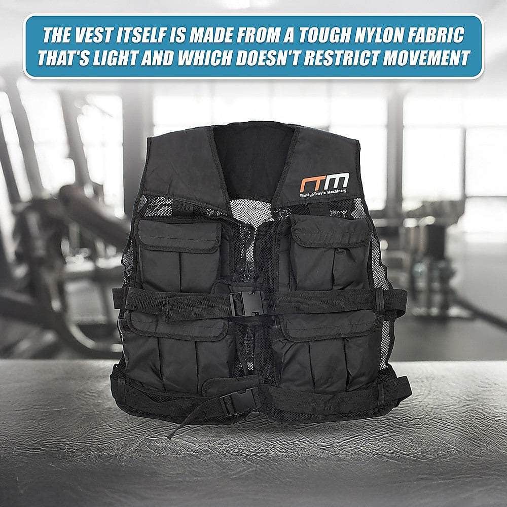 40Lbs Weighted Weight Gym Exercise Training Sport Vest