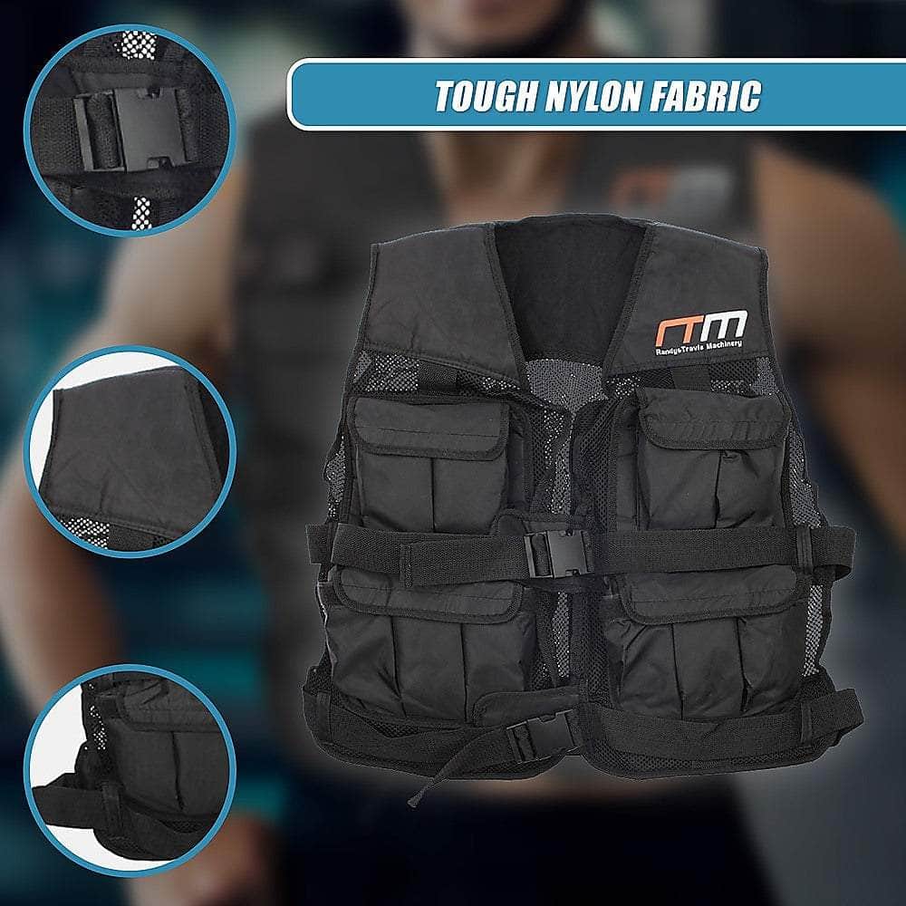 40Lbs Weighted Weight Gym Exercise Training Sport Vest