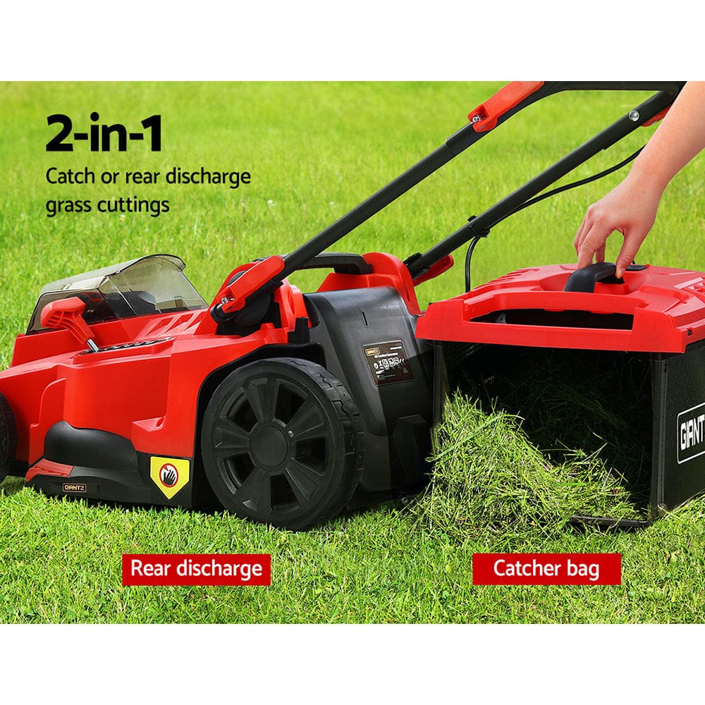 Lawn Mower 37cm Cutting Width Cordless 40V Electric Lawnmower with Outdoor Power Equipment