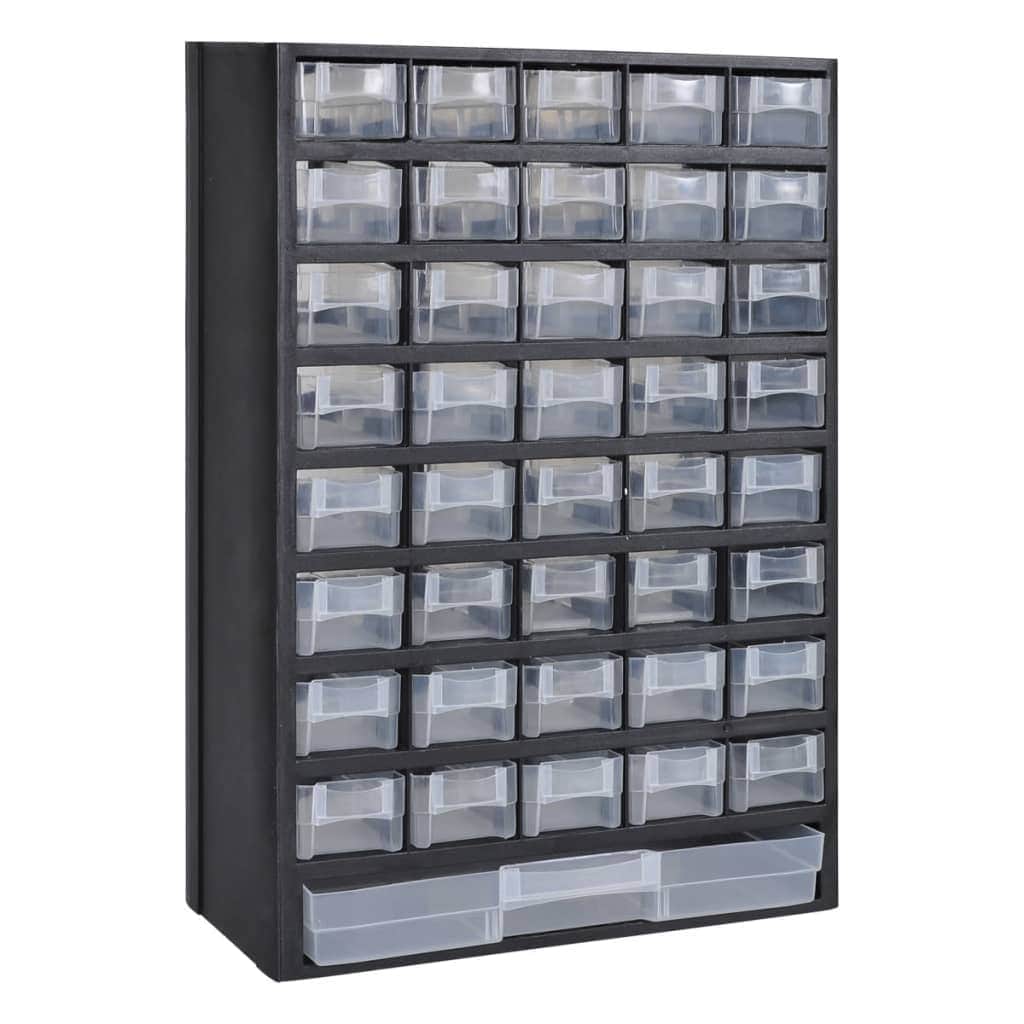 41-Drawer Plastic Storage Cabinet Tool Bo