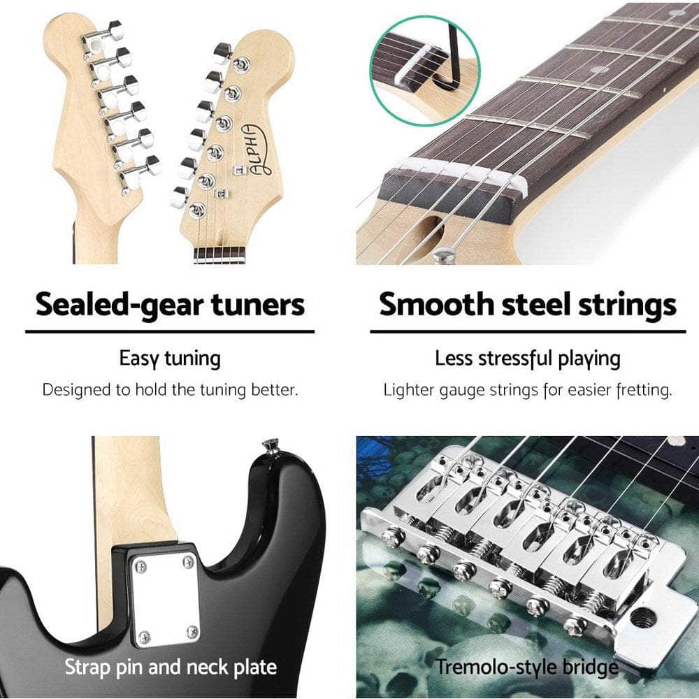 41 Inch Electirc Guitar Humbucker Pickup Switch Amplifier Black