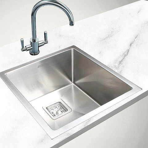 430X455Mm Stainless Steel Kitchen Sink With Square Waste