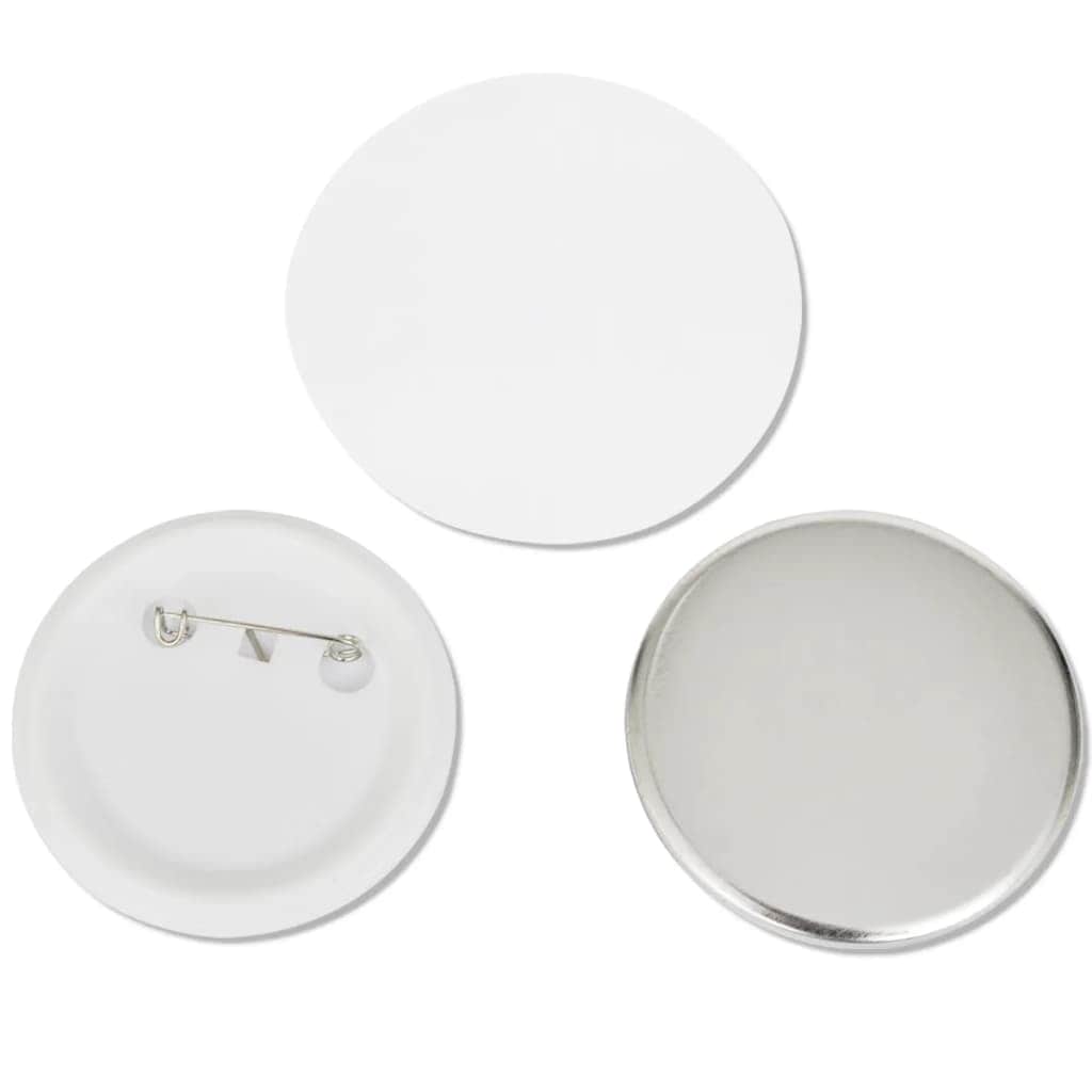 44 mm PinBack Button Parts 500 Sets - Simple deals