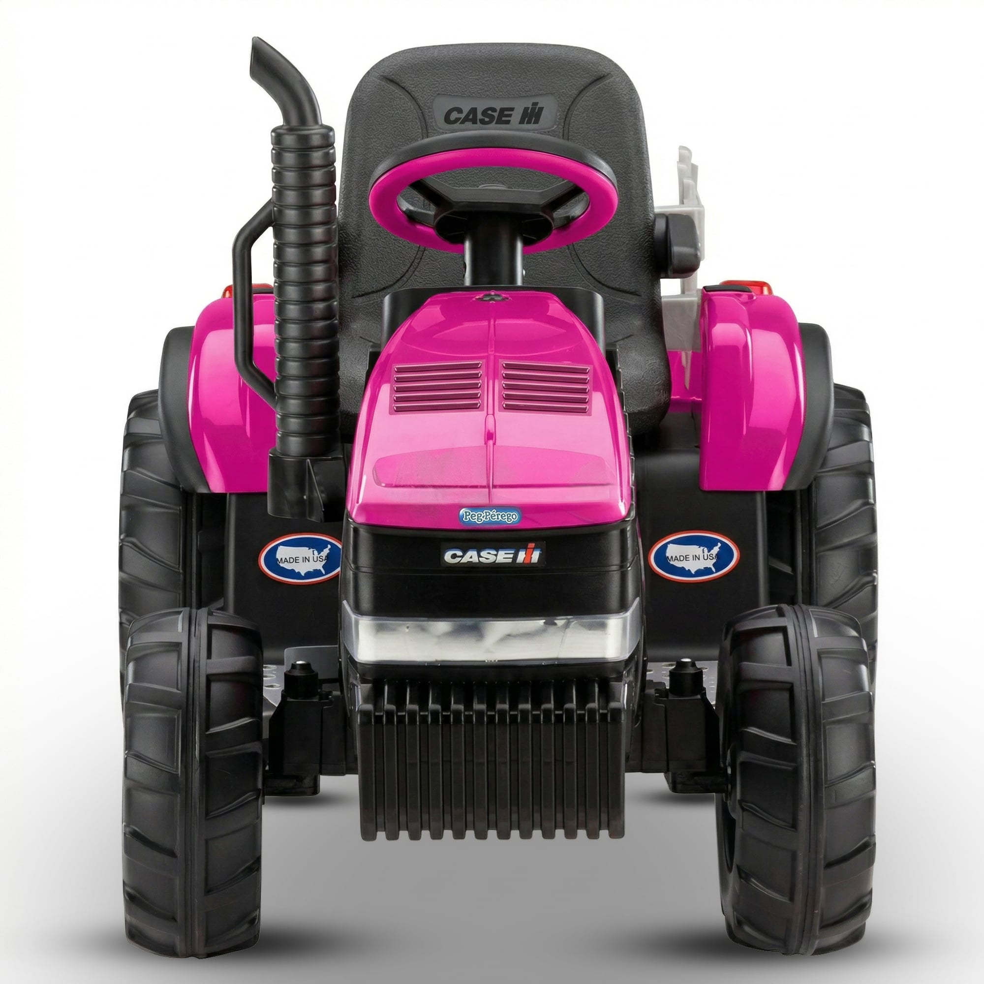 Ride On Tractor 12V Pink 171.45x67.31x62.23cm