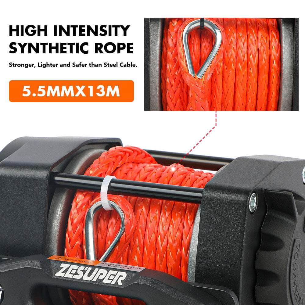 4500Lb Electric Winch 12V Wireless Portable Atv Utv Boat Trailer