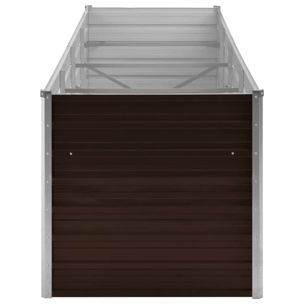 45715 Garden Raised Bed Brown Galvanised Steel