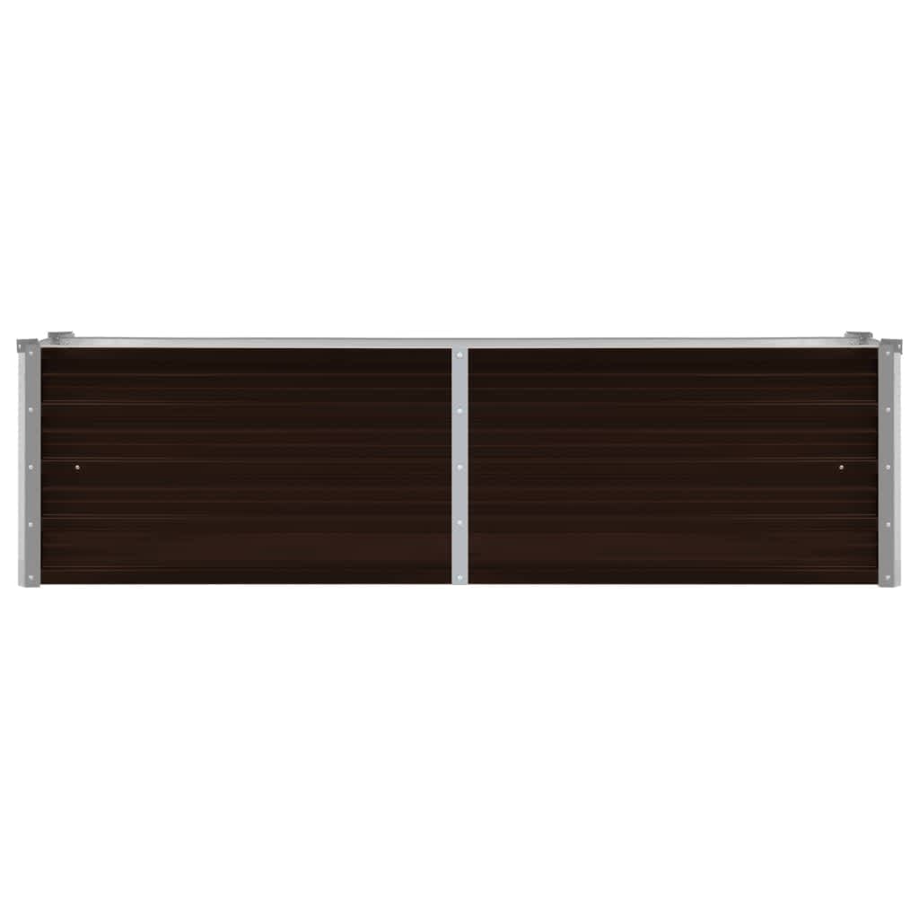 45718 Garden Raised Bed Brown Galvanised Steel