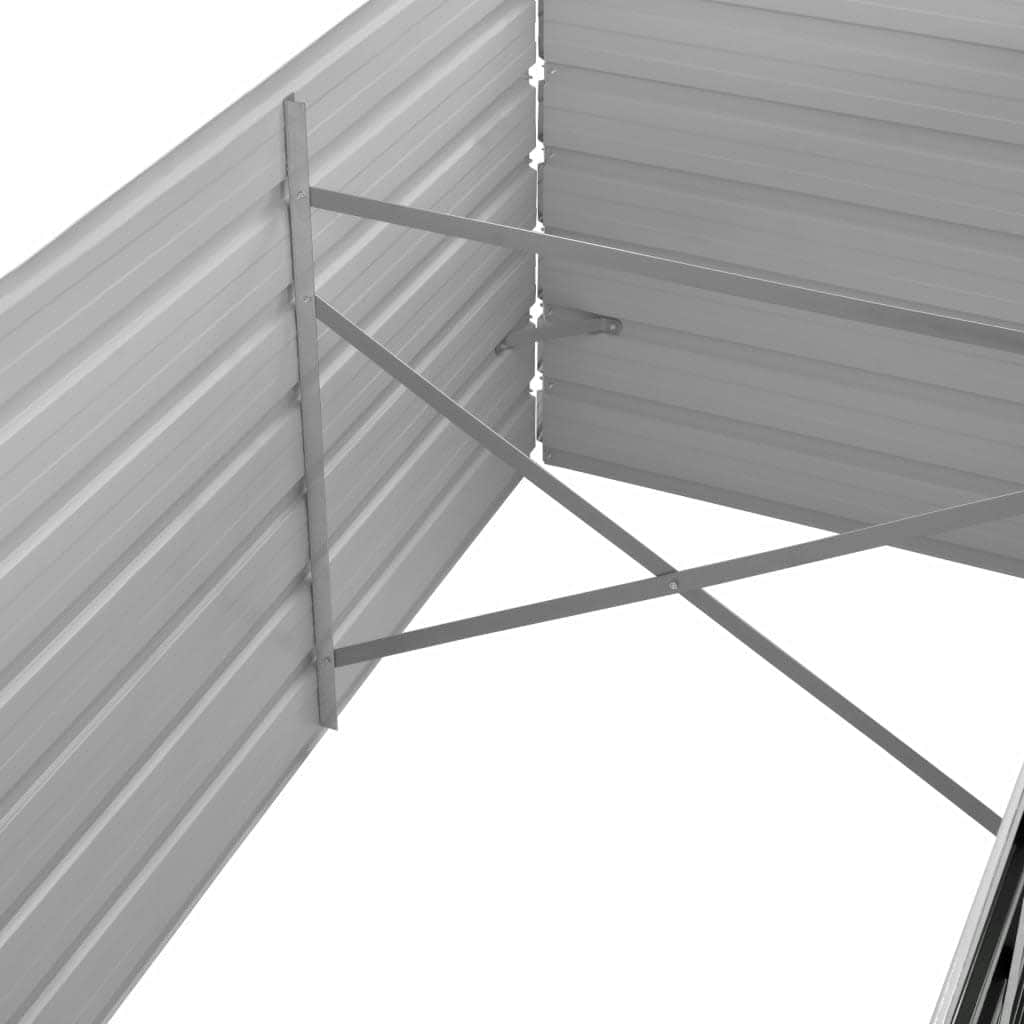 45727 Garden Raised Bed Anthracite Galvanised Steel