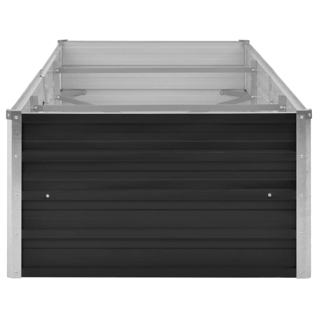45727 Garden Raised Bed Anthracite Galvanised Steel