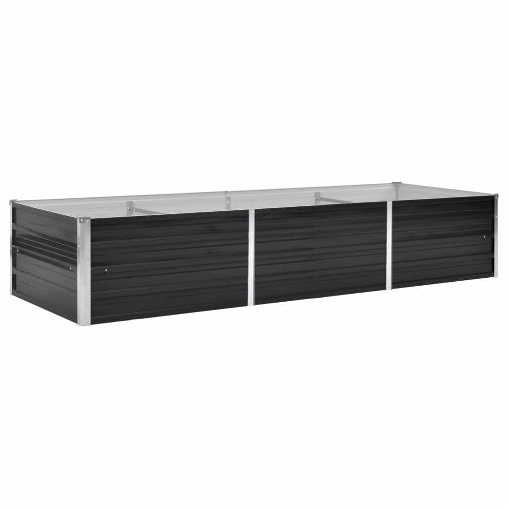 45727 Garden Raised Bed Anthracite Galvanised Steel