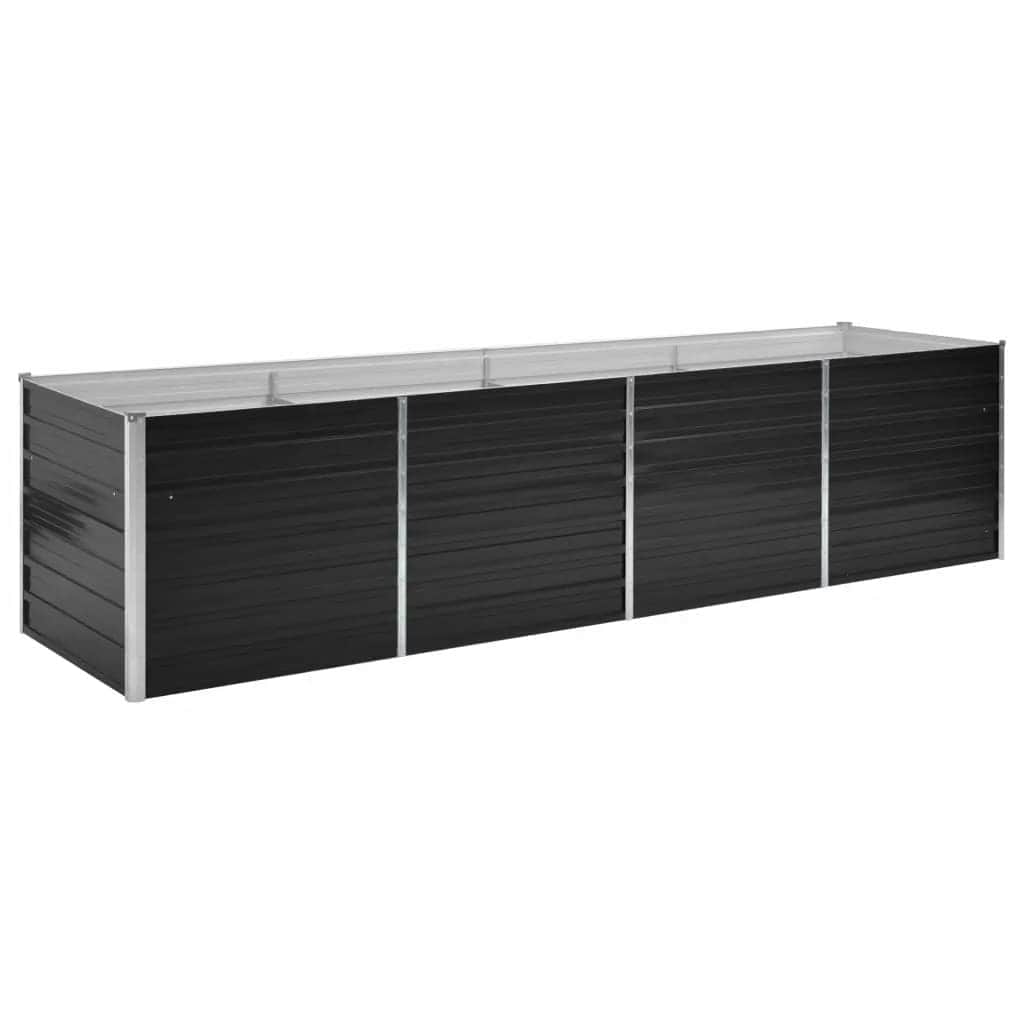 45728 Garden Raised Bed Anthracite Galvanised Steel