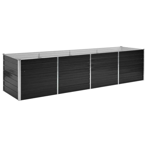 45728 Garden Raised Bed Anthracite Galvanised Steel