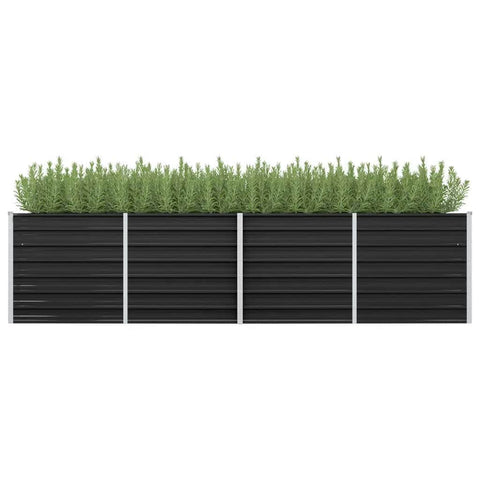 45728 Garden Raised Bed Anthracite Galvanised Steel