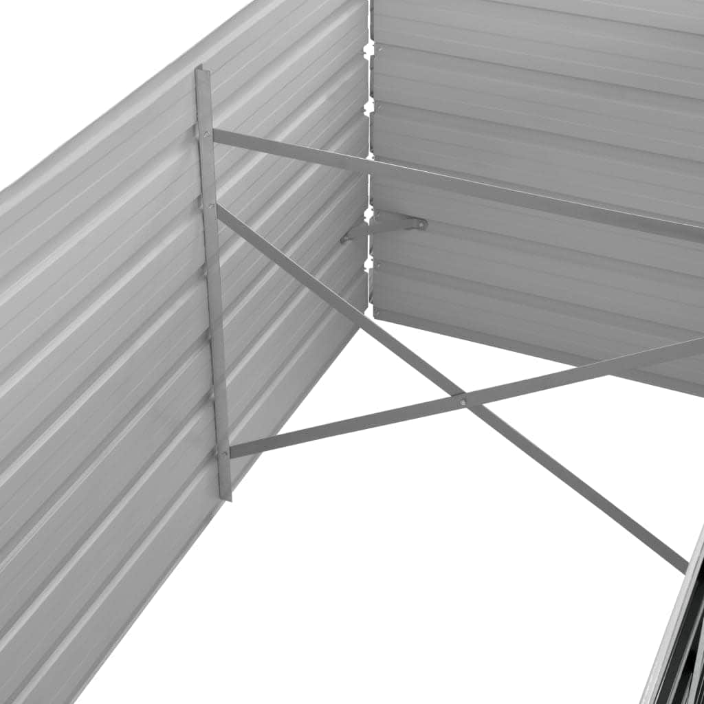 45729 Garden Raised Bed Anthracite Galvanised Steel