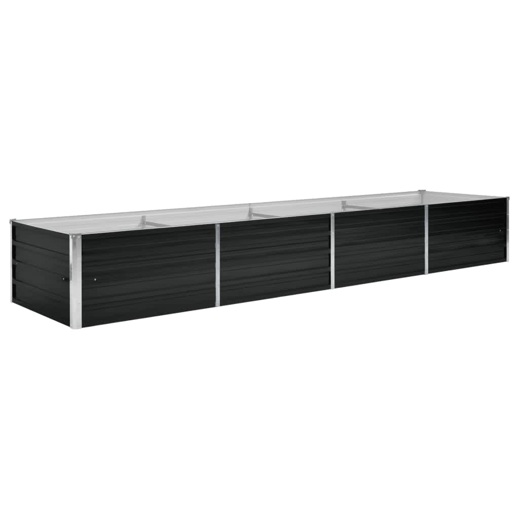 45729 Garden Raised Bed Anthracite Galvanised Steel