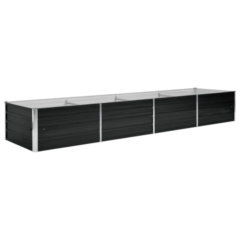 45729 Garden Raised Bed Anthracite Galvanised Steel
