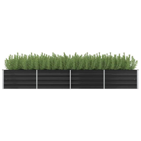 45729 Garden Raised Bed Anthracite Galvanised Steel