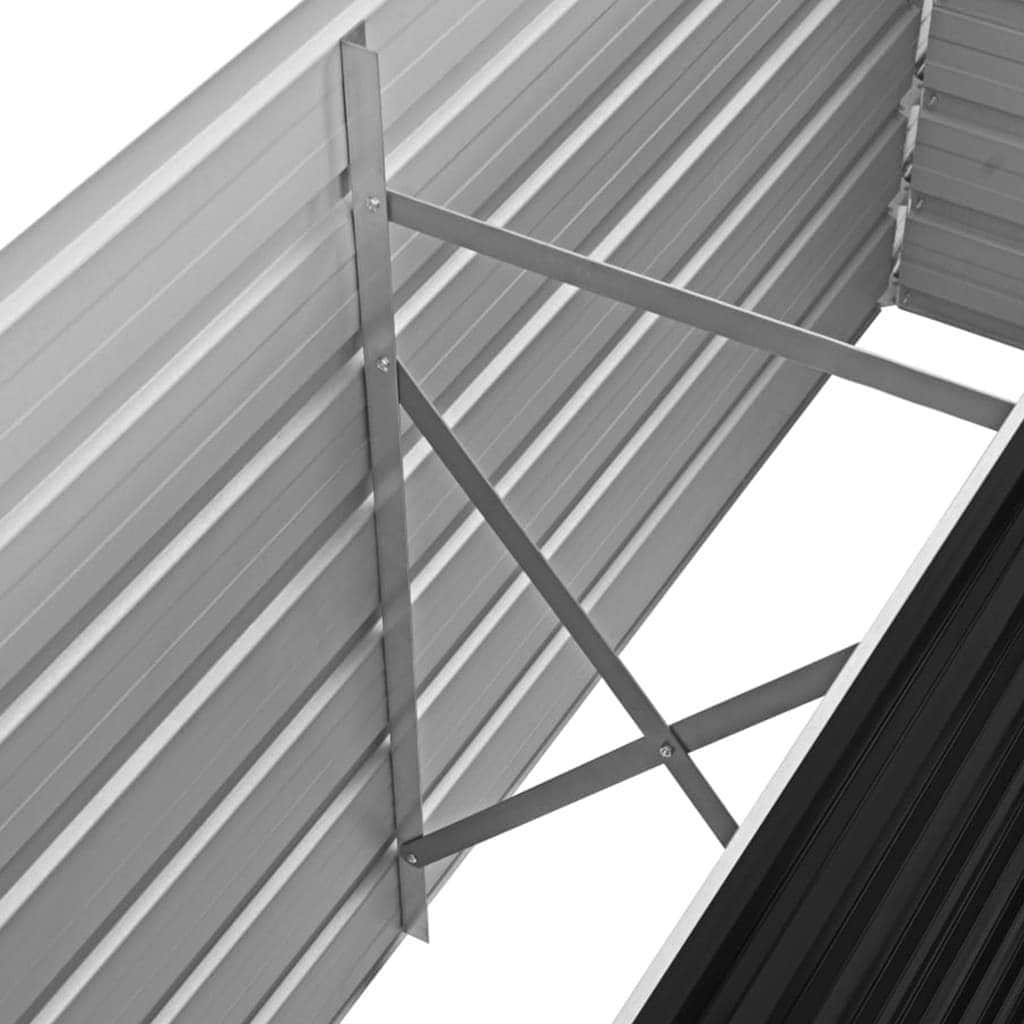 45731 Garden Raised Bed Anthracite Galvanised Steel