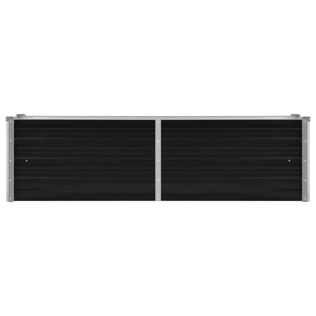 45731 Garden Raised Bed Anthracite Galvanised Steel