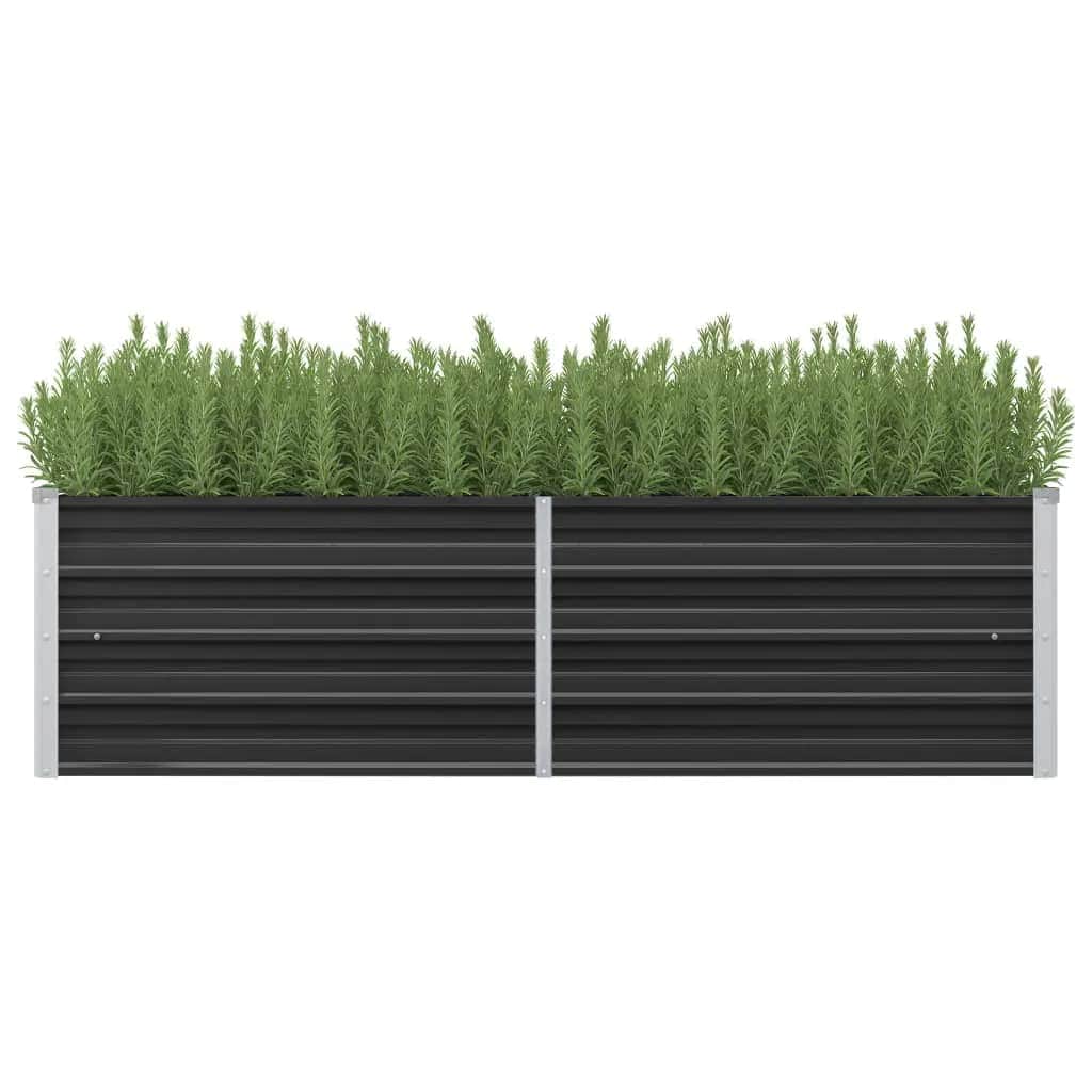 45731 Garden Raised Bed Anthracite Galvanised Steel