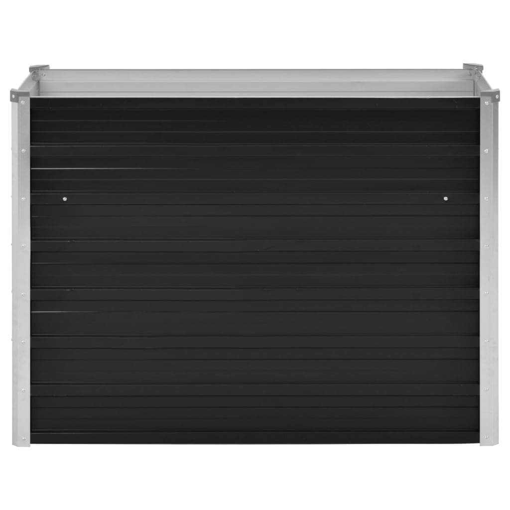 45732 Garden Raised Bed Anthracite Galvanised Steel