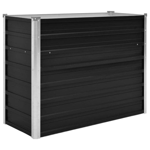 45732 Garden Raised Bed Anthracite Galvanised Steel