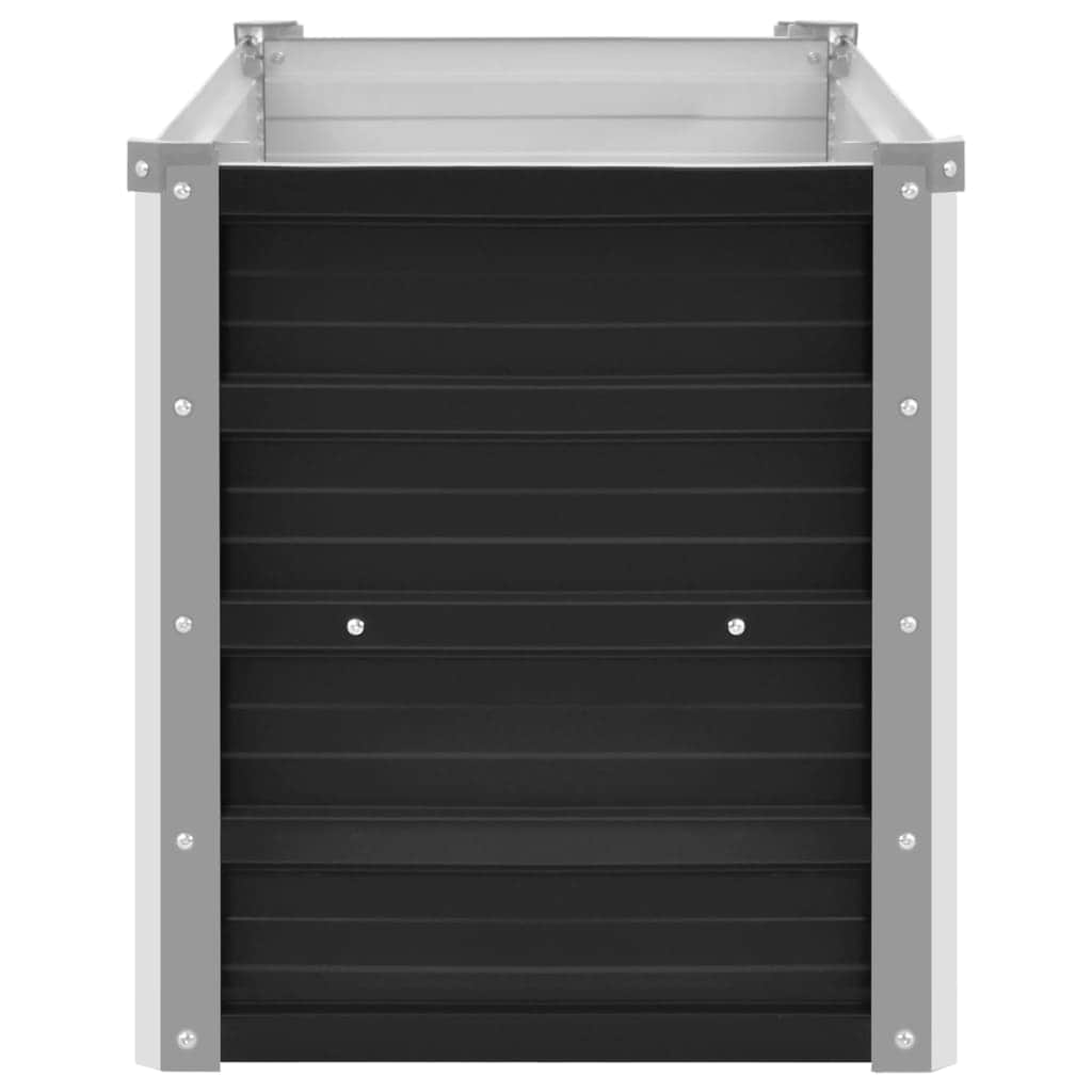 45733 Garden Raised Bed Anthracite Galvanised Steel