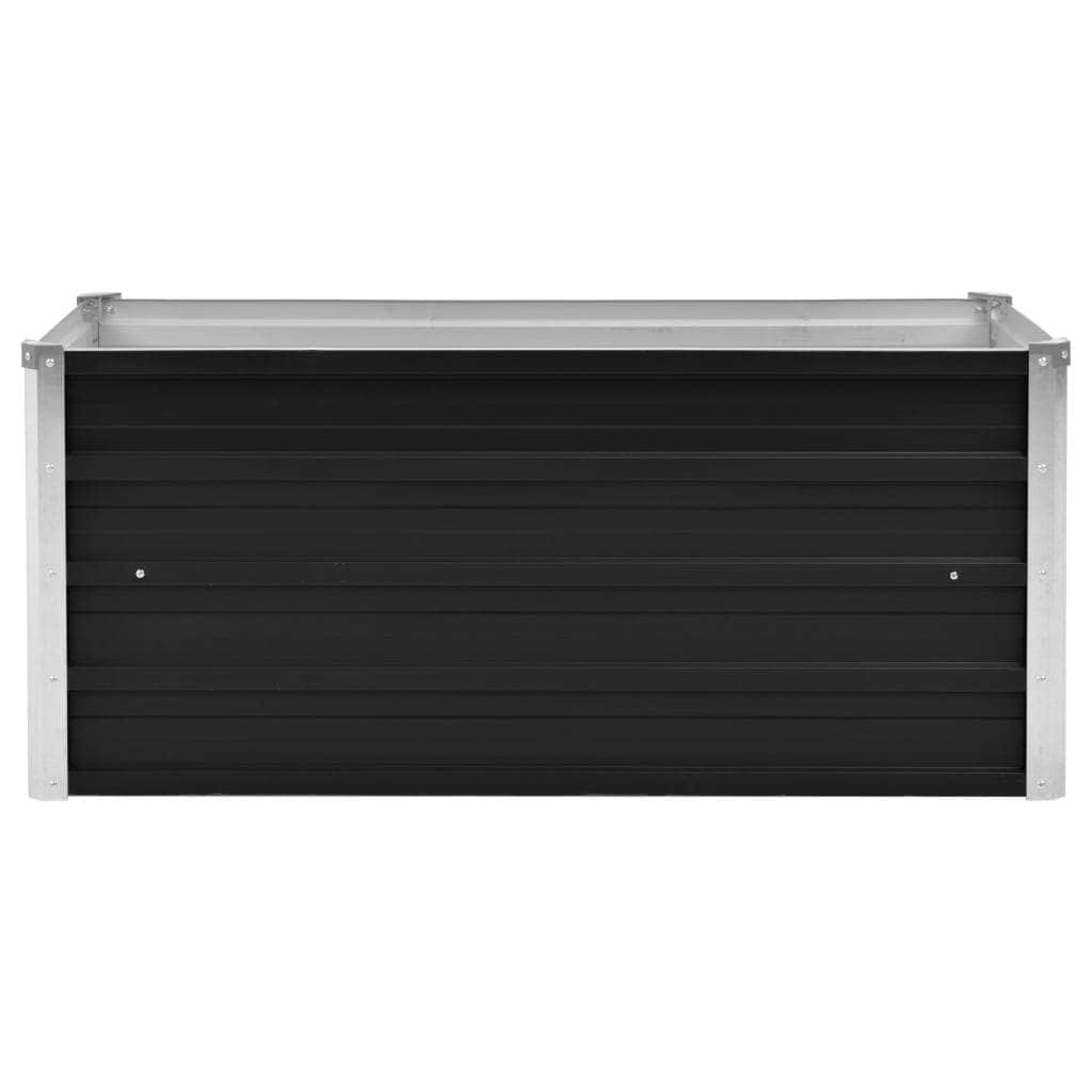 45733 Garden Raised Bed Anthracite Galvanised Steel