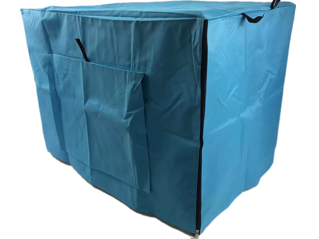 Blue colour - 48' Collapsible Metal Dog Puppy Crate Cat Rabbit Cage With Cover Blue