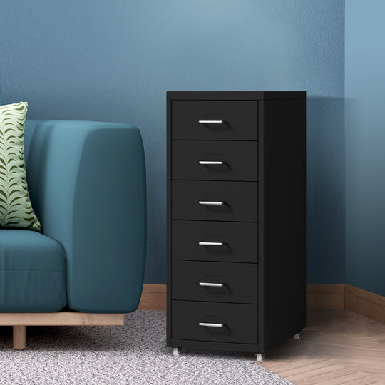 6 Tiers Steel Orgainer Metal Office Cabinet With Drawers