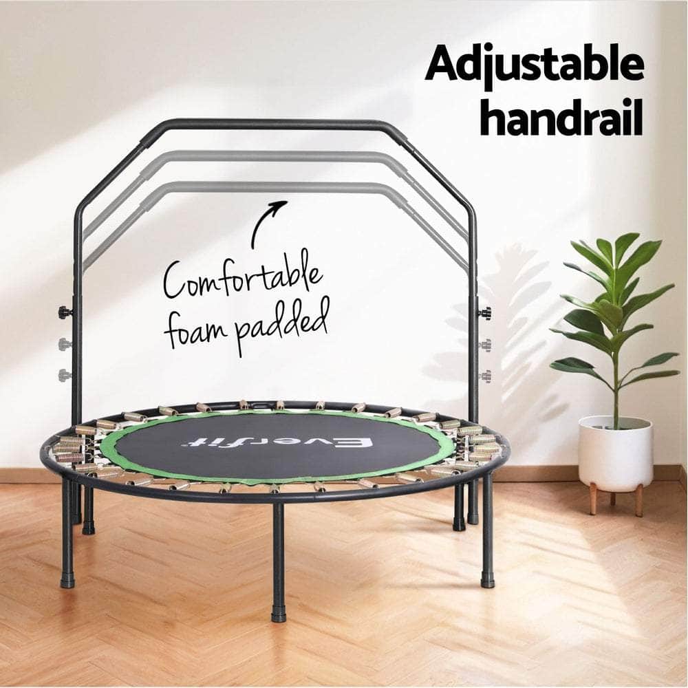 48Inch Round/Hexagon Trampoline Kids Exercise Fitness Green/Blue