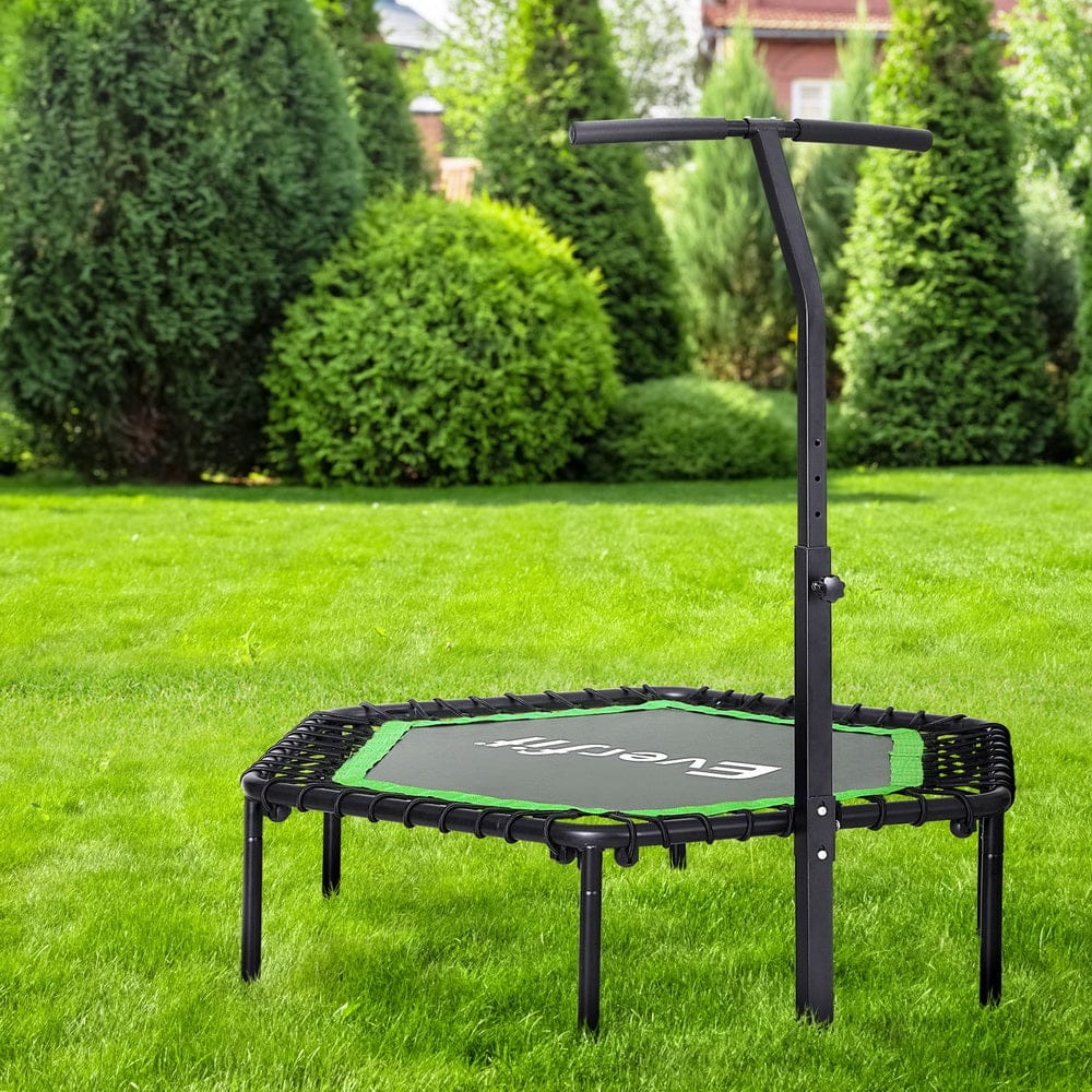48inch Trampoline Fitness Trampoline Rebounder - Round Kids Exercise Green - photo 29
