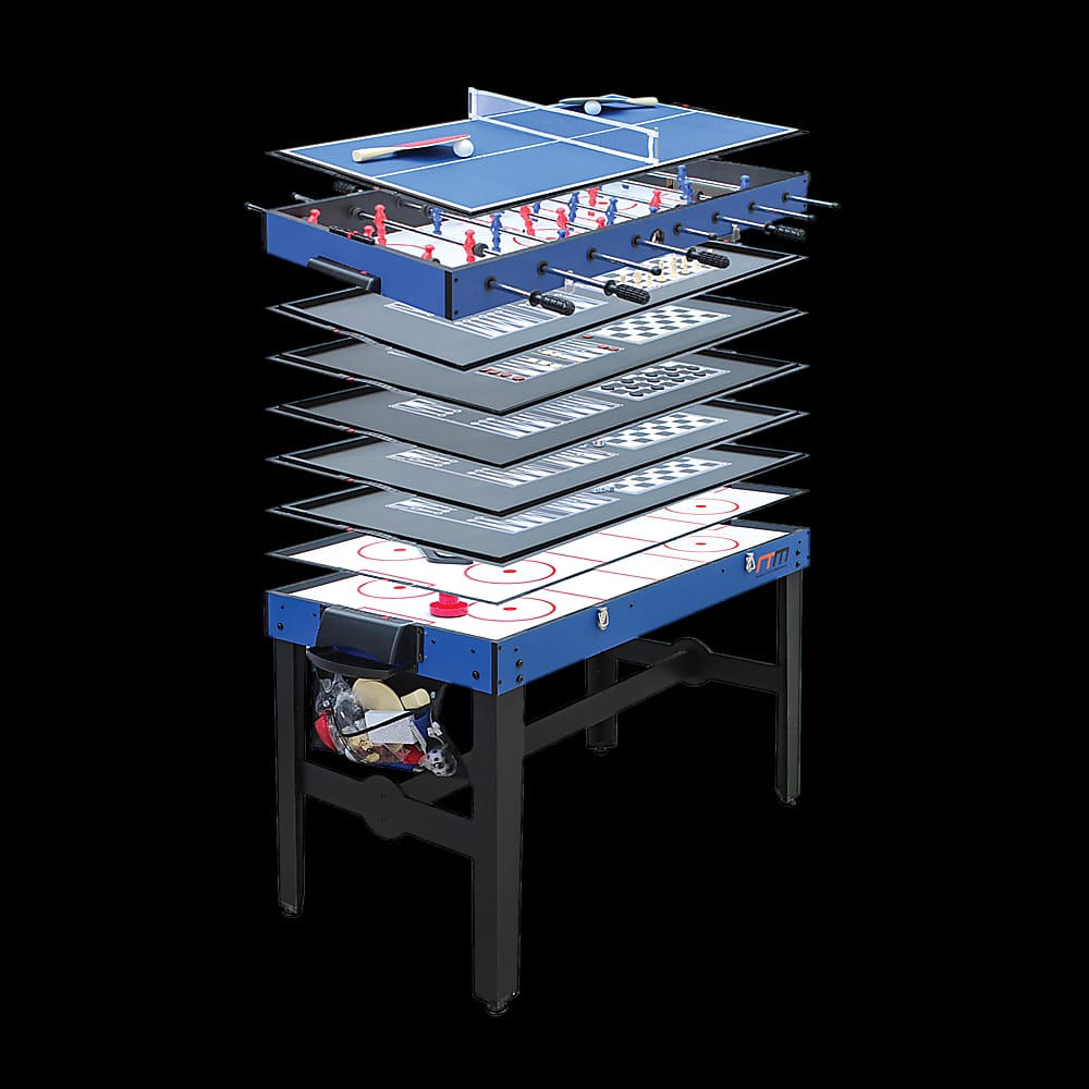 4Ft 12-In-1 Combo Games Tables Foosball Soccer Basketball Hockey Pool - Activity Games - photo 9