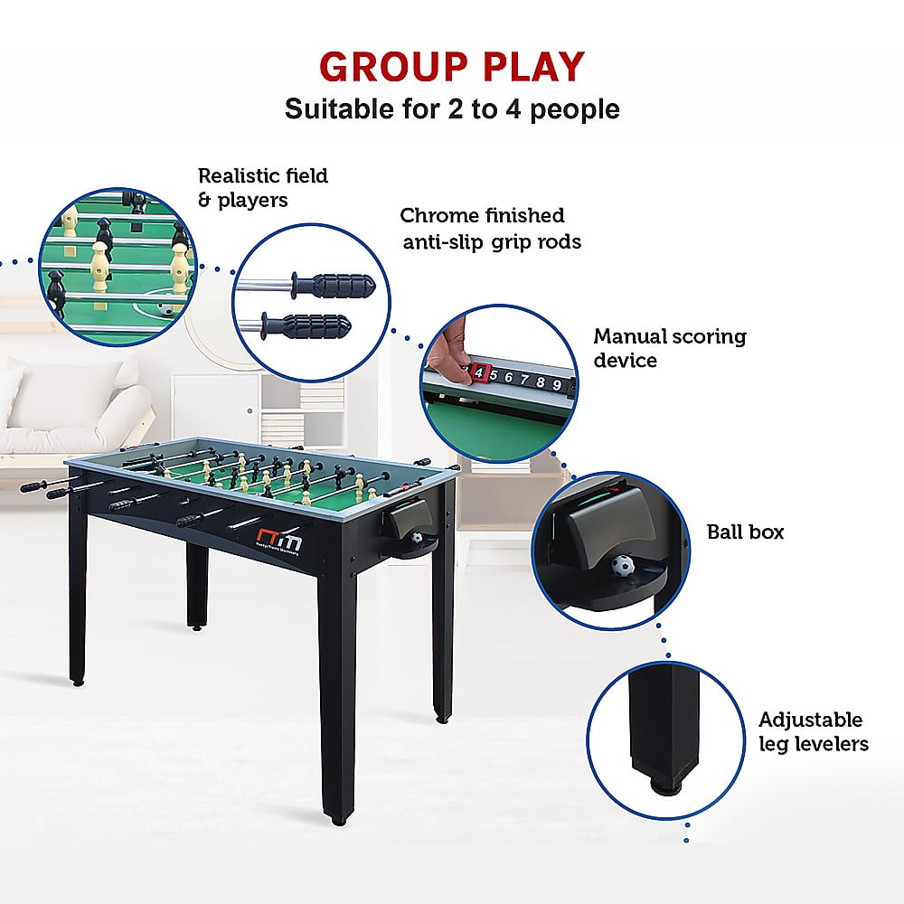 Foosball Soccer Table 4Ft Tables Football Game Home Party Gift, Activity Games - photo 12
