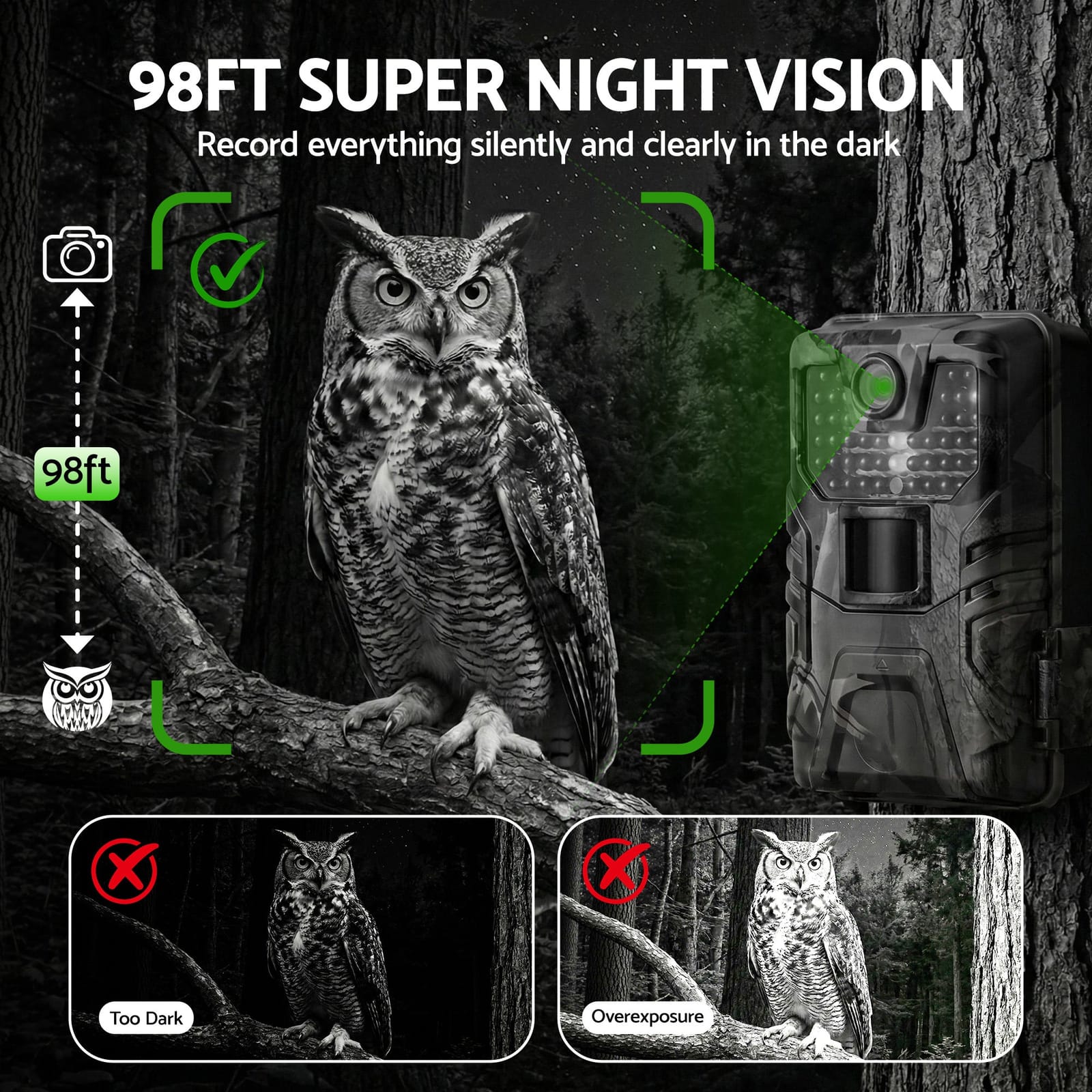 4K Trail Camera WiFi 48MP Game Camera | Simpledeals