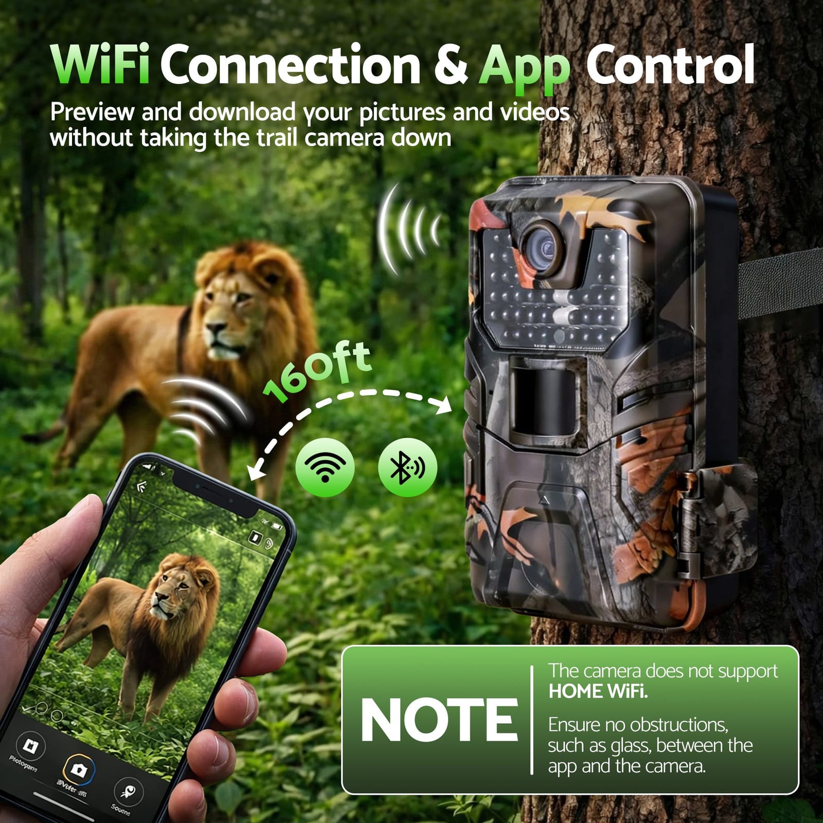 4K Trail Camera WiFi 48MP Game Camera | Simpledeals