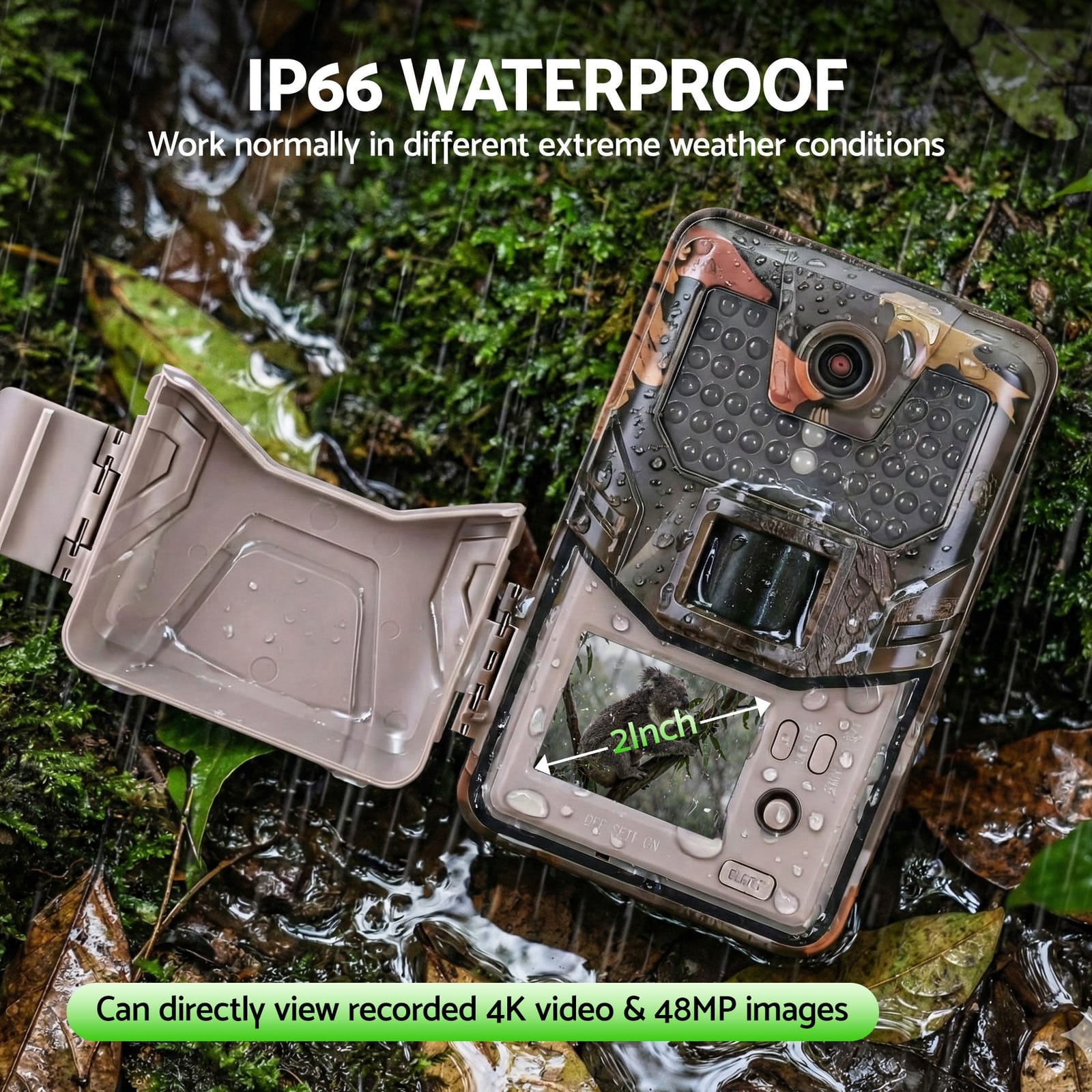 4K Trail Camera WiFi 48MP Game Camera | Simpledeals