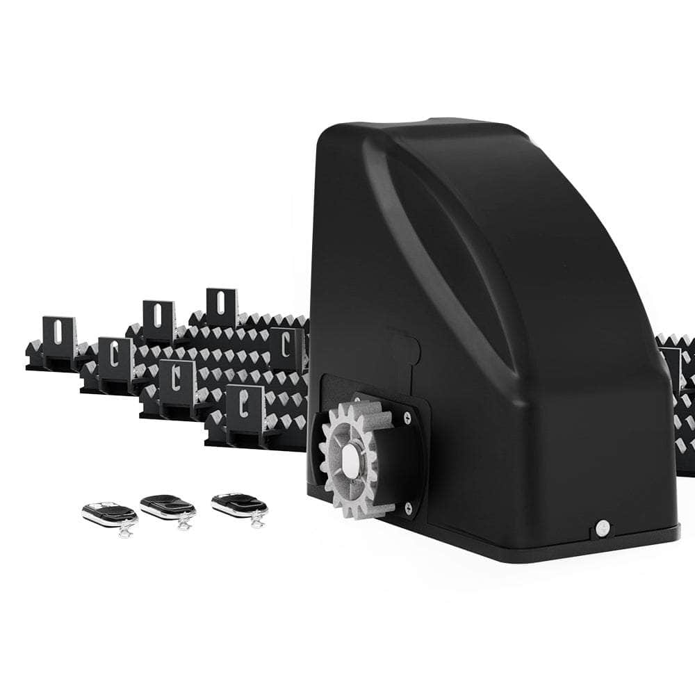 4M/6M Sliding Gate Opener Kit with 3 Control Remotes with Fence & Gate Accessories - photo 8