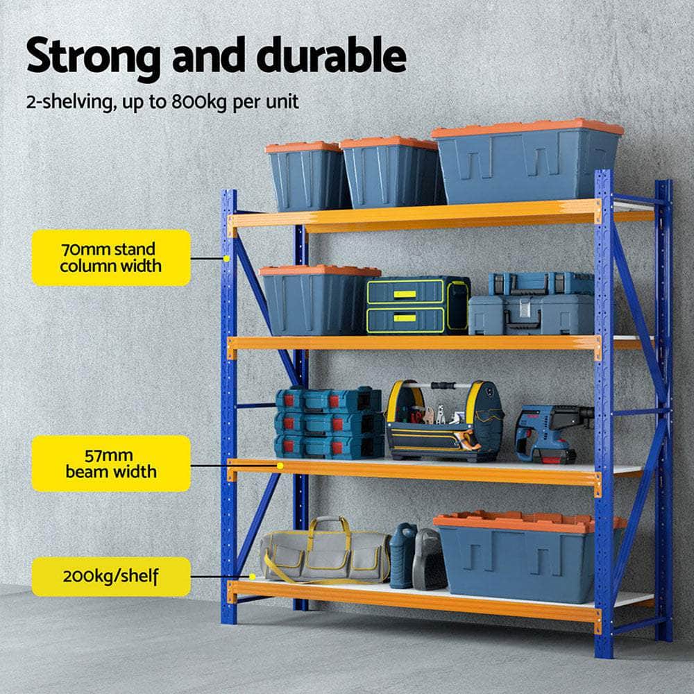 4Mx2M Garage Shelving Warehouse Rack