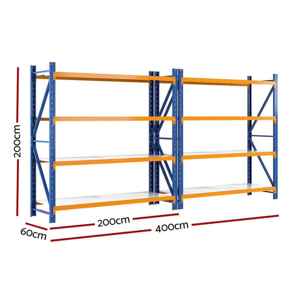 4Mx2M Garage Shelving Warehouse Rack