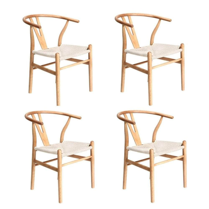 4Pcs/6PcsDining Chair Wooden Hans Wegner Chair Wishbone | Dining Chair