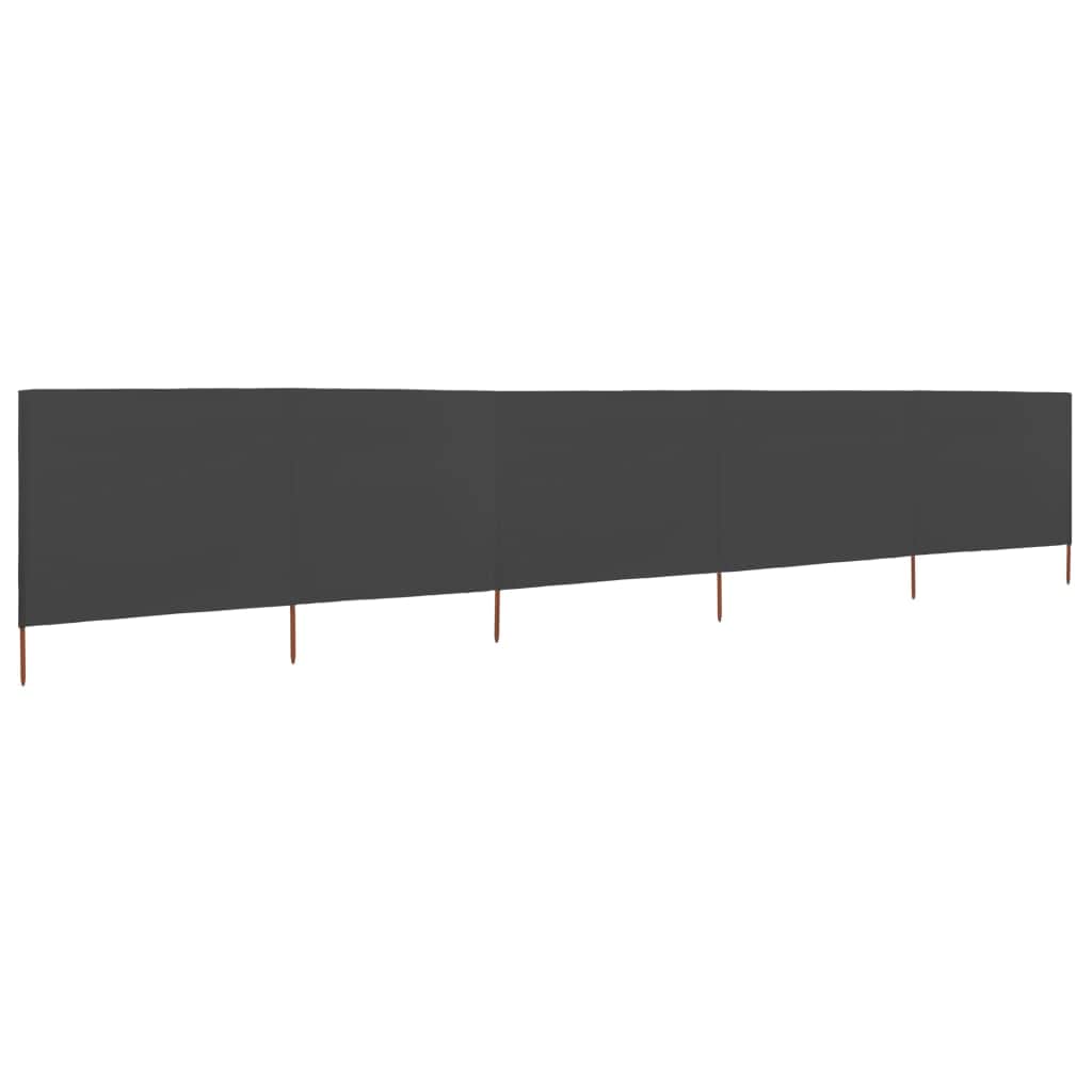 5-panel Wind Screen Fabric Anthracite