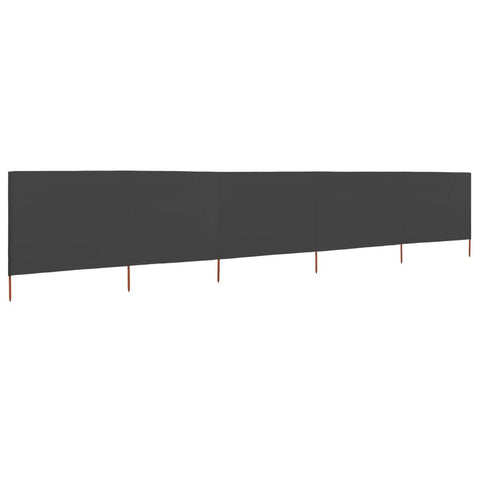5-panel Wind Screen Fabric Anthracite
